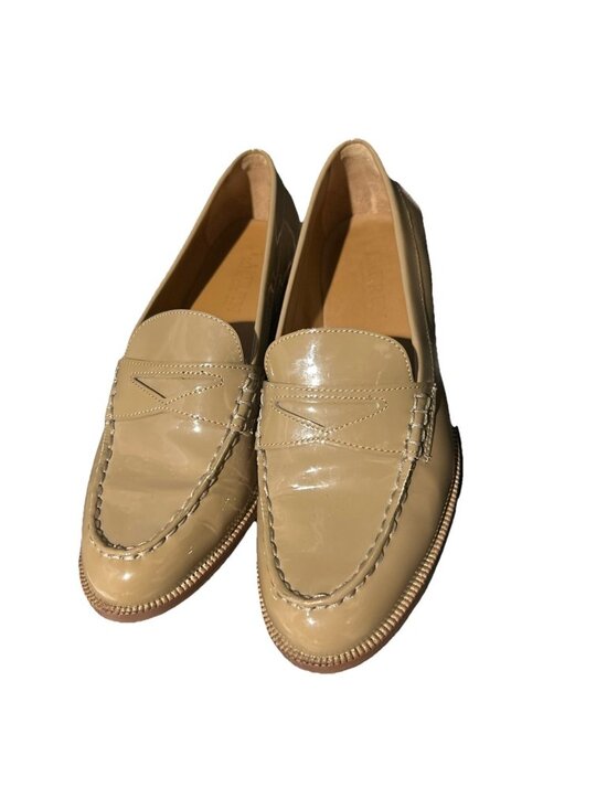 Lauren Ralph Lauren Shoes - Ralph Lauren Barrett Penny Loafer Slip-On Patent Leather Walnut Brown 6.5 B